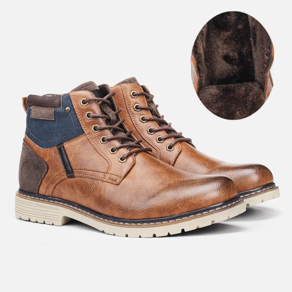 Men's Winter Shoes Warm Comfortable Non-Slip Men Winter Boots - Image 6