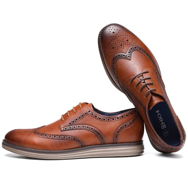 Autumn Man Dress Shoes Genuine Leather Lace-up Men Casual Shoes  Smart Business Office work Footwear Men Shoes - Image 2