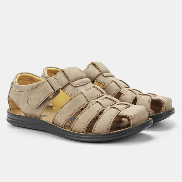 Leather Men Sandals Casual Beach Comfortable Sandals Summer Shoes - Image 3