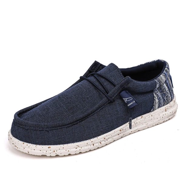 New Men Casual Shoes Fashion Soft Canvas Shoes Breathable Men's Walking Flat Sneakers Outdoor Light Men's Shoes Vulcanize Shoes - Image 4