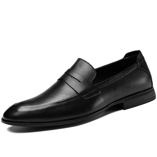 Luxury Genuine Leather Mens Shoes Top Quality Casual Business Shoes Daily Loafers Black Dress Shoes Mocassin Homme Big Size36-49 - Image 4