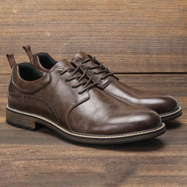 40~46 Casual Shoes Men Fashion Brand Comfortable  Leather Shoes Men #Al726 - Image 2