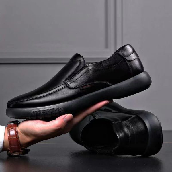 New Black Shoes Men Loafers Breathable Soft Moccasins Man High Quality Casual PU Leather Boat Shoes Men Flats Male Driving Shoes - Image 4