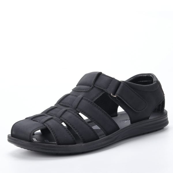 Leather Men Sandals Casual Beach Comfortable Sandals Summer Shoes - Image 8