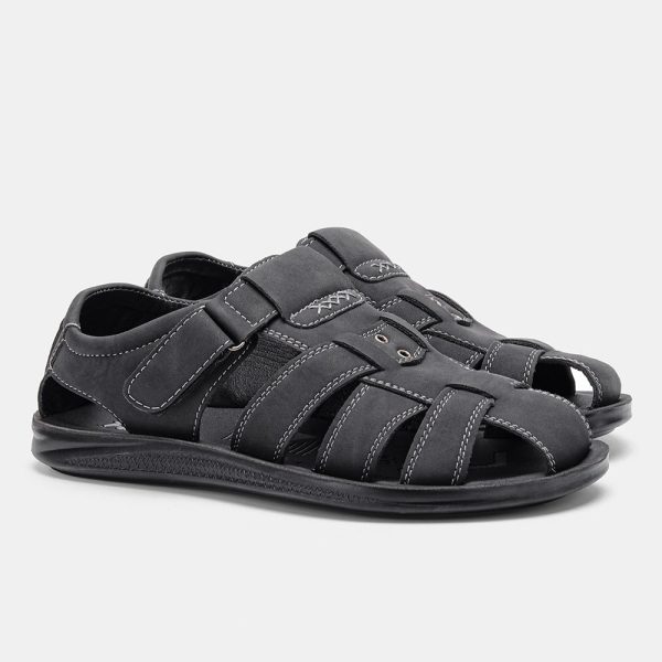 Leather Men Sandals Casual Beach Comfortable Sandals Summer Shoes - Image 7