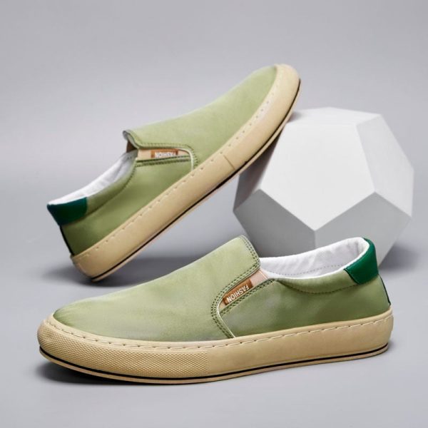 Men Casual Shoes New Hot Sale Non-slip Canvas Shoes Men's Fashion Sneaker Men's Comfortable Flats Shoes Male Stylish Sneakers