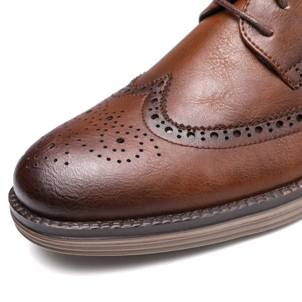 Autumn Man Dress Shoes Genuine Leather Lace-up Men Casual Shoes  Smart Business Office work Footwear Men Shoes - Image 5