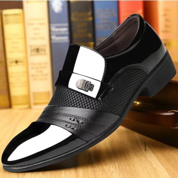 The Latest Oxford Shoes Men's Luxury Lacquer Wedding Shoes Pointed Toe Dress Shoes Classic Derby Shoes Leather Shoes Size 38-48 - Image 10