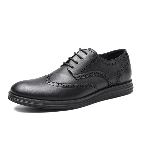 Genuine Leather Dress Shoes Comfy Men Casual Shoes Smart Business Work Office Lace-up Men Shoes - Image 7