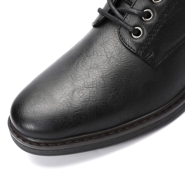 Autumn/ Winter Men Boots Zip Lace-up Ankle Boots Smart Business Work Office Dress Shoes  Man Shoes - Image 4