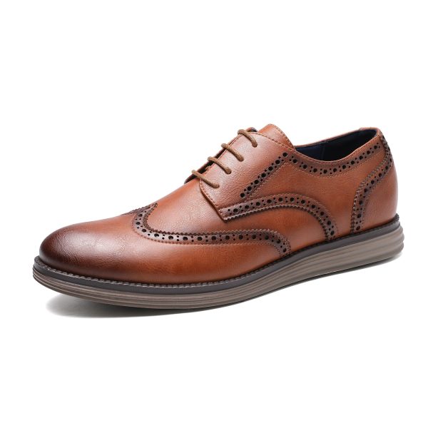 Genuine Leather Dress Shoes Comfy Men Casual Shoes Smart Business Work Office Lace-up Men Shoes - Image 9