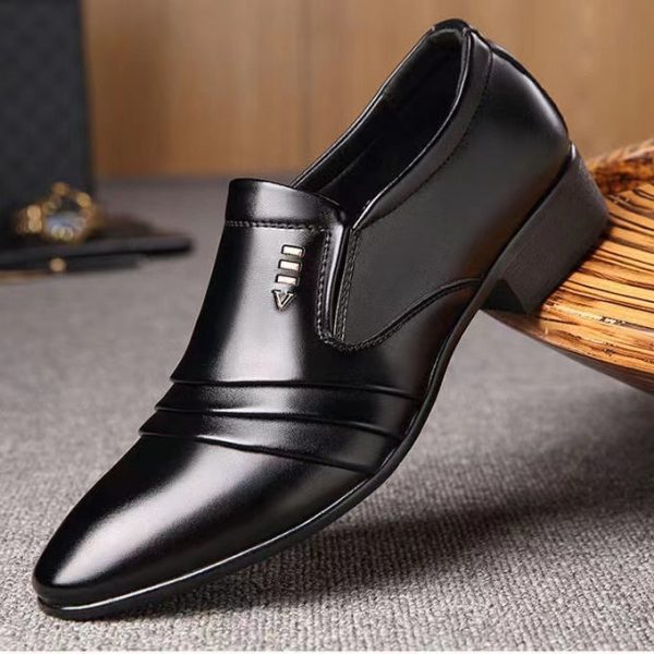 The Latest Oxford Shoes Men's Luxury Lacquer Wedding Shoes Pointed Toe Dress Shoes Classic Derby Shoes Leather Shoes Size 38-48 - Image 6