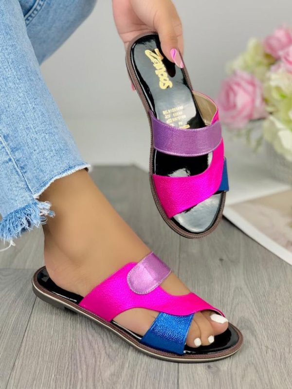 Luxury Colorful Flat Sandals